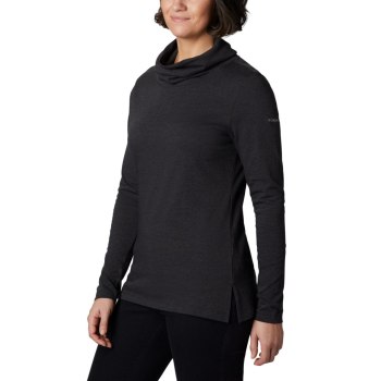 Columbia Canyon Point Cowl Neck, Sudaderas Negros Para Mujer | 672813-UAL